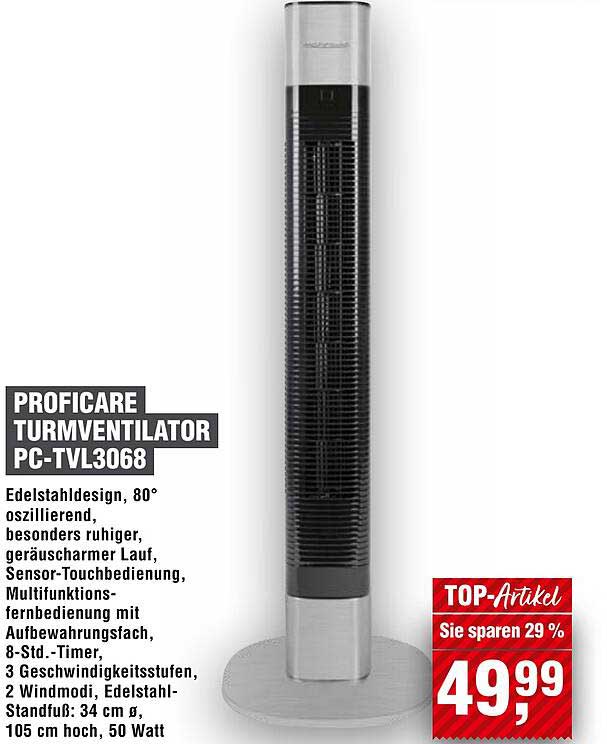 PROFICARE TURMVentilator PC-TVL3068