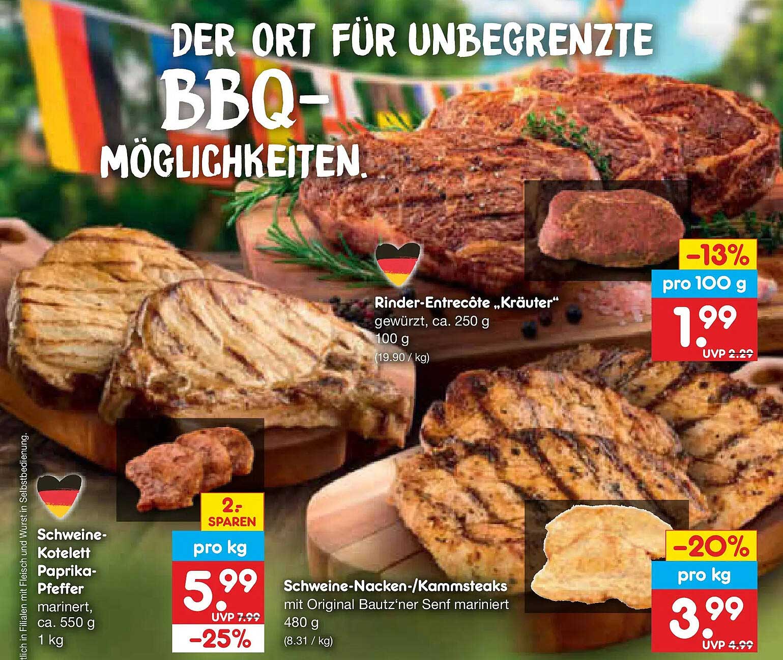 Rinder-Entrecôte „Kräuter“
