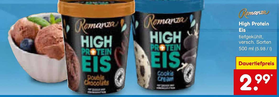 Romanza High Protein Eis