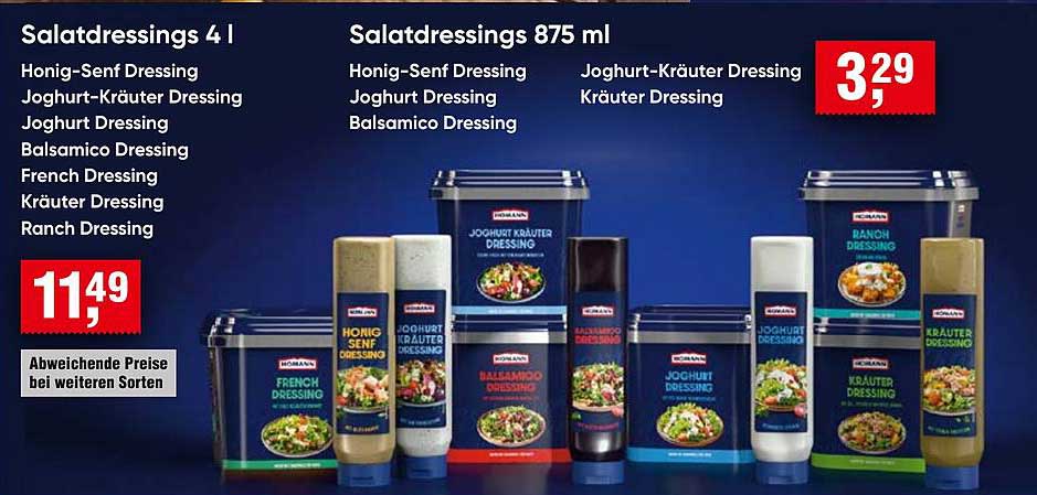 Salatdressings 4 l