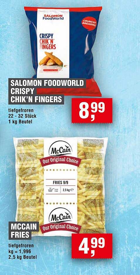 SALOMON FOODWORLD CRISPY CHIK'N FINGERS