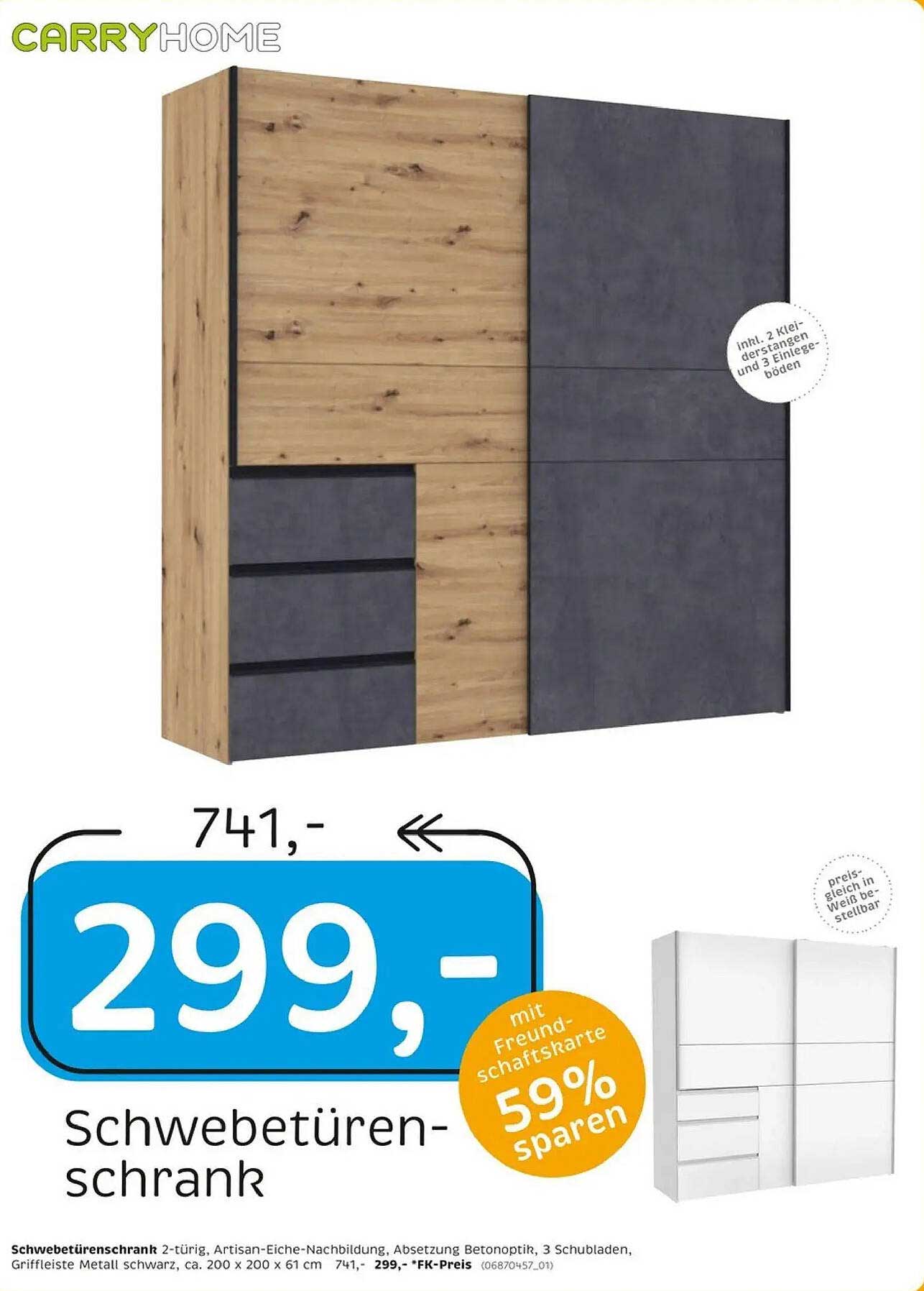 Schwebetürenschrank