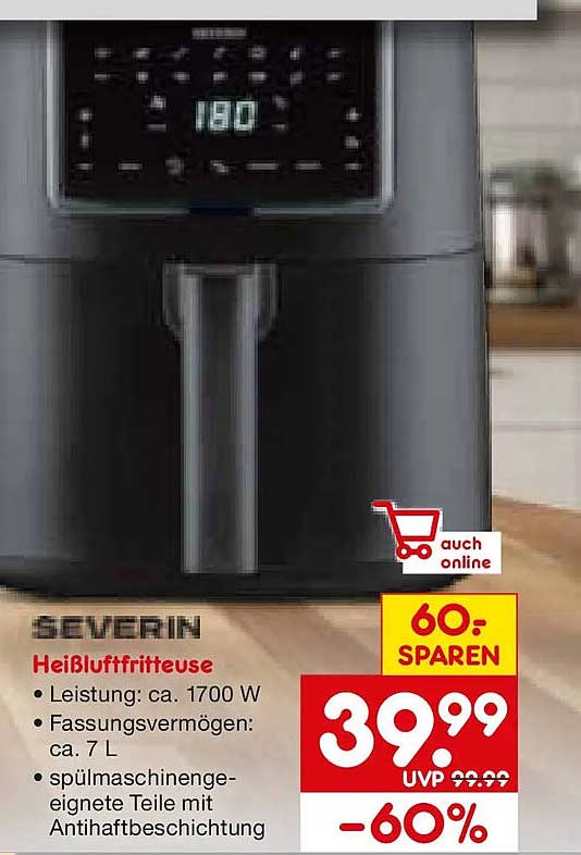 SEVERIN Heißluftfritteuse
