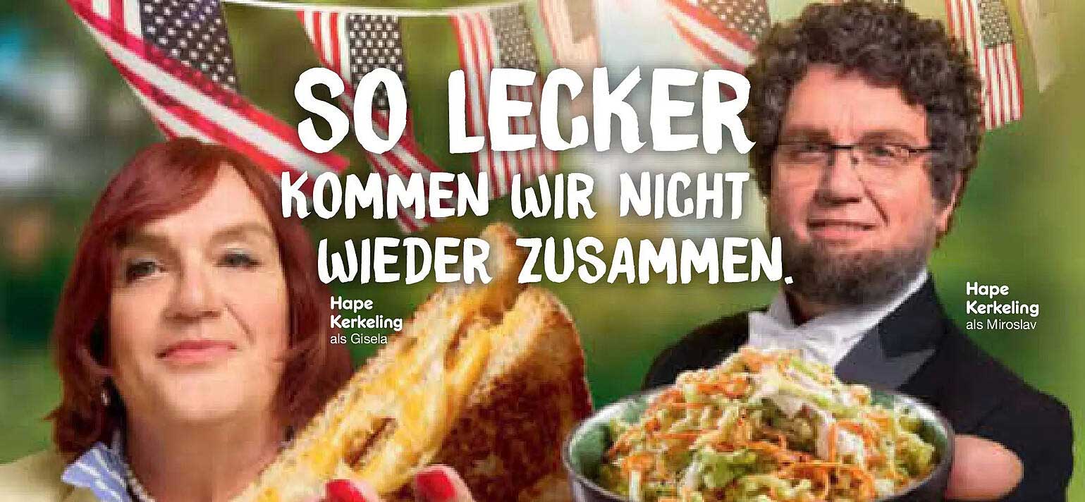 SO LECKER KOMMEN WIR NICHT WIEDER ZUSAMMEN.