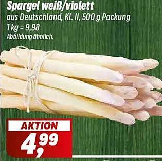 Spargel weiß/violett