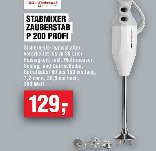 STABMIXER ZAUBERSTAB P 200 PROFI