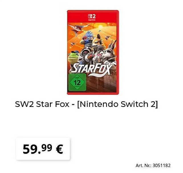 SW2 Star Fox - [Nintendo Switch 2]