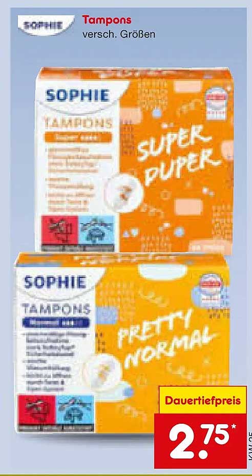 Tampons versch. Größen