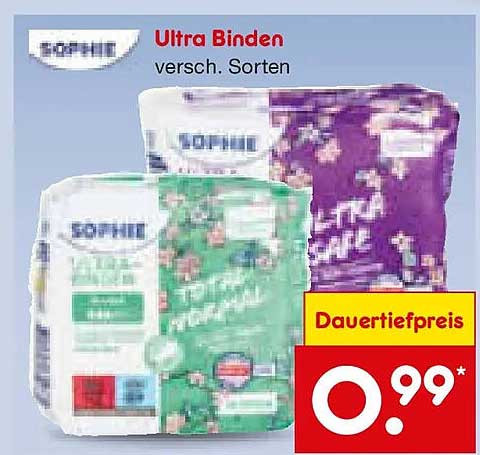 Ultra Binden versch. Sorten