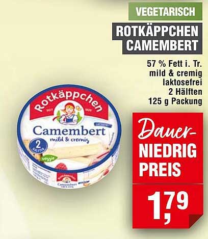 VEGETARISCH ROTKÄPPCHEN CAMEMBERT