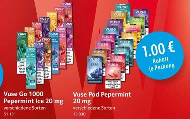 Vuse Go 1000 Peppermint Ice 20 mg