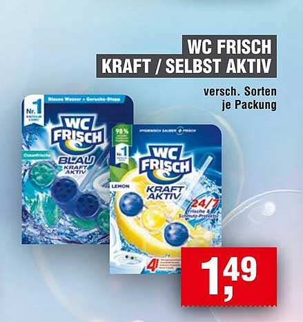 WC FRISCH KRAFT / SELBST AKTIV
