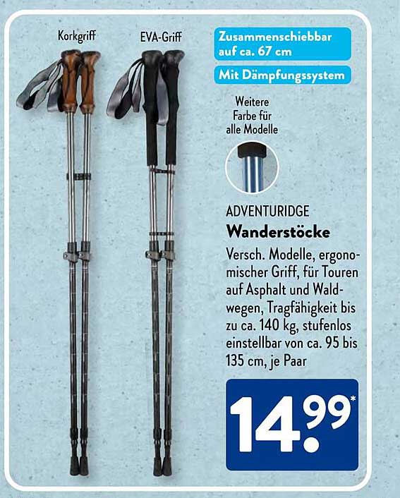 ADVENTURIDGE Wanderstöcke