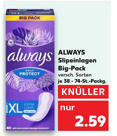 ALWAYS SlipEinlagen Big-Pack