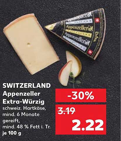 Appenzeller Extra-Würzig - Schweizer Hartkäse
