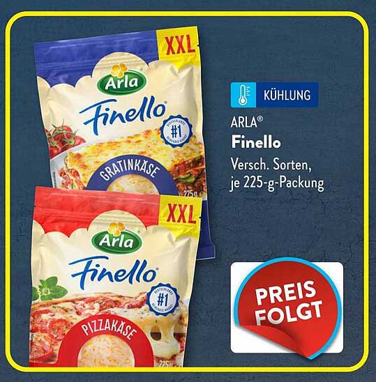 ARLA® Finello – Verschiedene Sorten, je 225-g-Packung