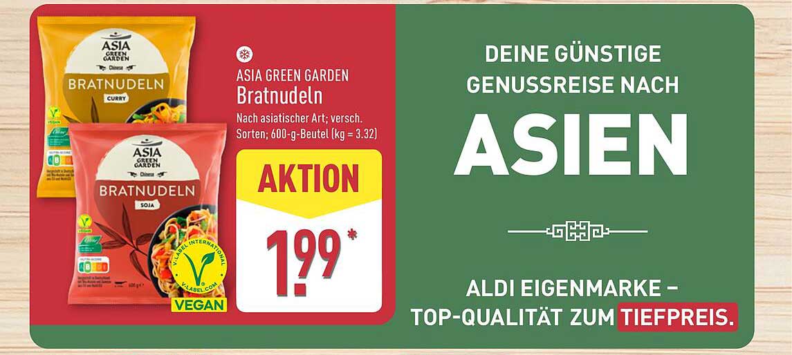 ASIA GREEN GARDEN Bratnudeln