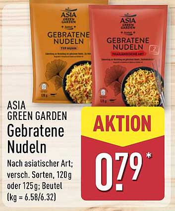 ASIA GREEN GARDEN Gebratene Nudeln - Aktion
