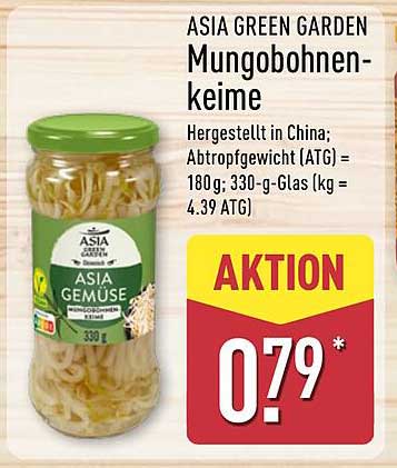 ASIA GREEN GARDEN Mungobohnensprossen 330g