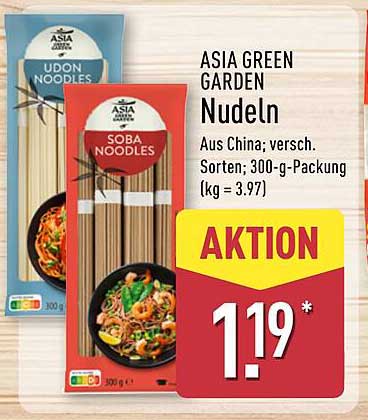 ASIA GREEN GARDEN Nudeln