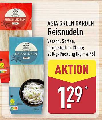 ASIA GREEN GARDEN Reisnudeln - 200 g-Packung