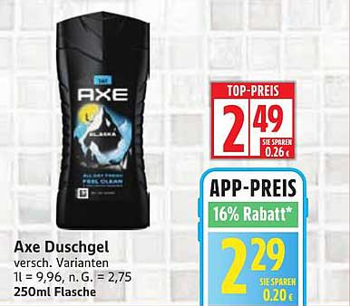 Axe Duschgel – verschiedene Varianten 250ml