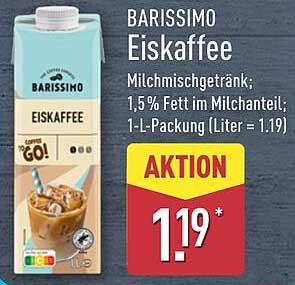 BARISSIMO Eiskaffee 1-Liter-Packung