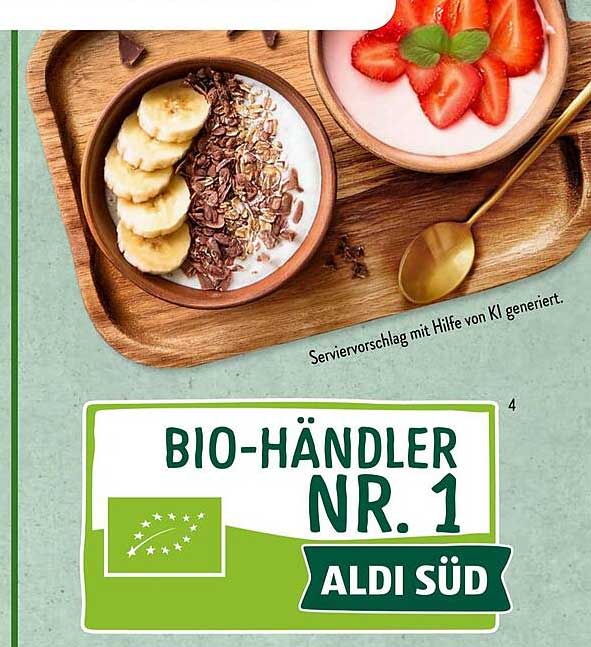 Bio-Joghurt mit Früchten