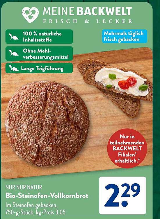 Bio-Steinofen-Vollkornbrot