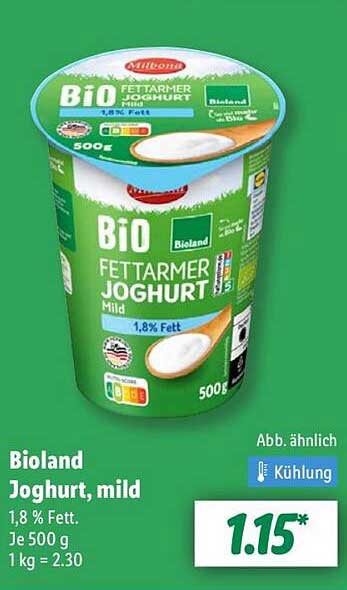 Bioland Joghurt, mild - 500 g