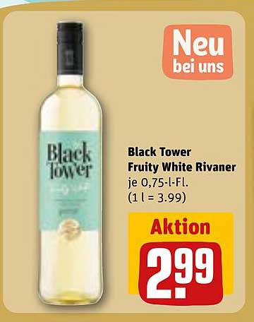 Black Tower Fruity White Rivaner