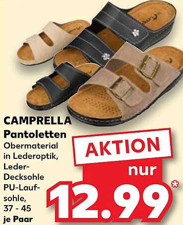 CAMPRELLA Pantoletten
