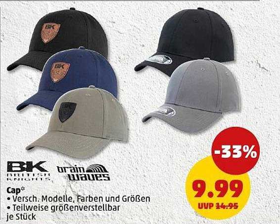 Cap von BK und Brain Waves - Vielseitige Modelle für jeden Geschmack