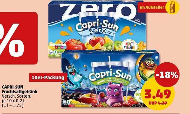 CAPRI-SUN Fruchtsaftgetränk 10er-Packung