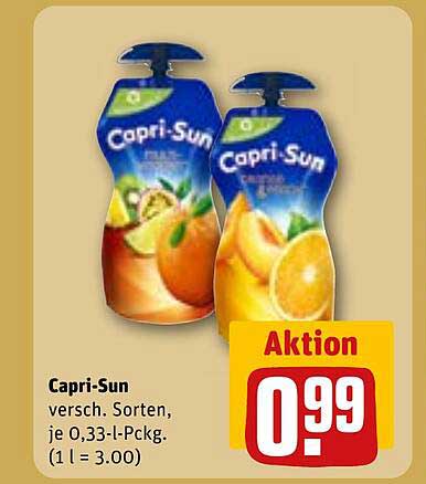 Capri-Sun - verschiedene Sorten, je 0,33-l-Packung