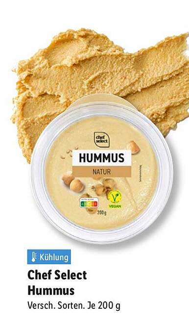 Chef Select Hummus Natur 200 g