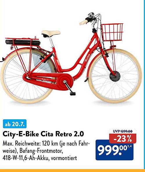 City-E-Bike Cita Retro 2.0