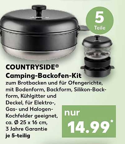 COUNTRYSIDE® Camping-Backofen-Kit