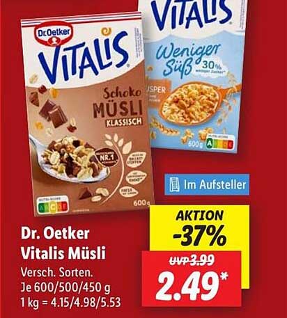 Dr. Oetker Vitalis Müsli