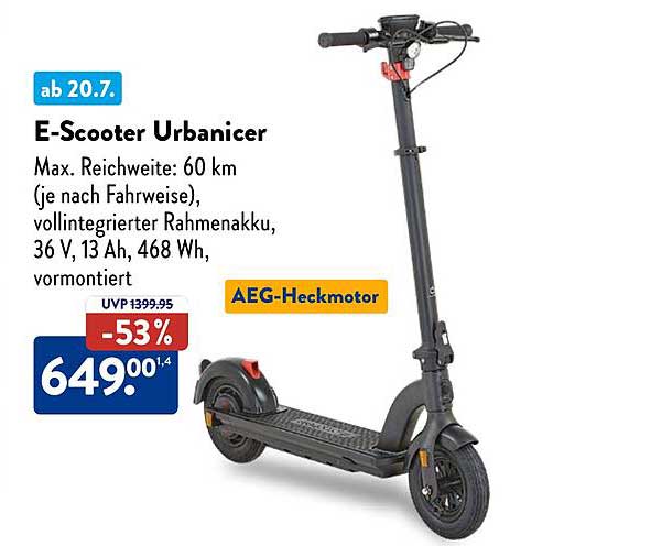 E-Scooter Urbanicer