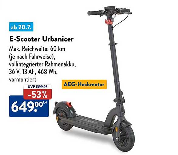E-Scooter Urbanicer