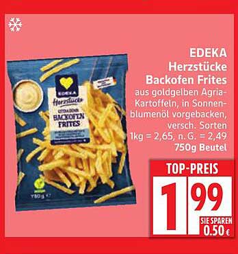 EDEKA Herzstücke Backofen Frites 750g