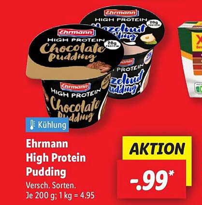 Ehrmann High Protein Pudding - Verschiedene Sorten