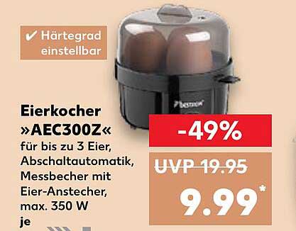 Eierkocher »AEC300Z« für bis zu 3 Eier