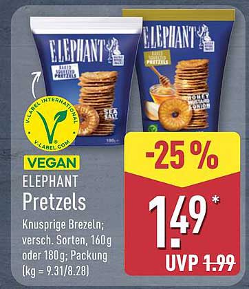 ELEPHANT Pretzels – Knusprige Brezeln in verschiedenen Sorten