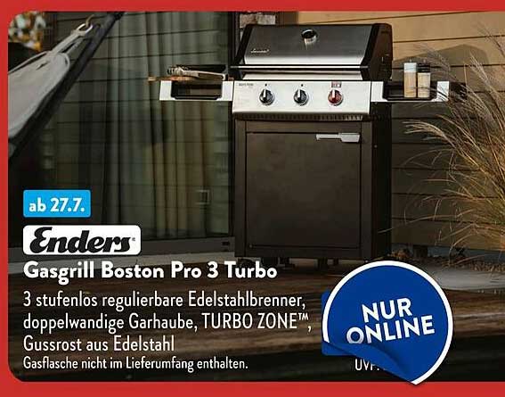 Enders Gasgrill Boston Pro 3 Turbo