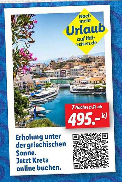 Erholung unter der griechischen Sonne – 7 Nächte P.P. ab 495,- €