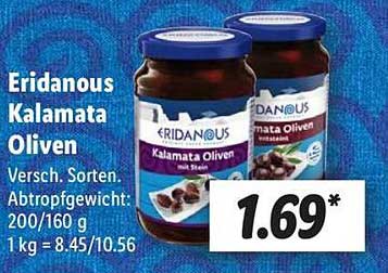 Eridanous Kalamata Oliven