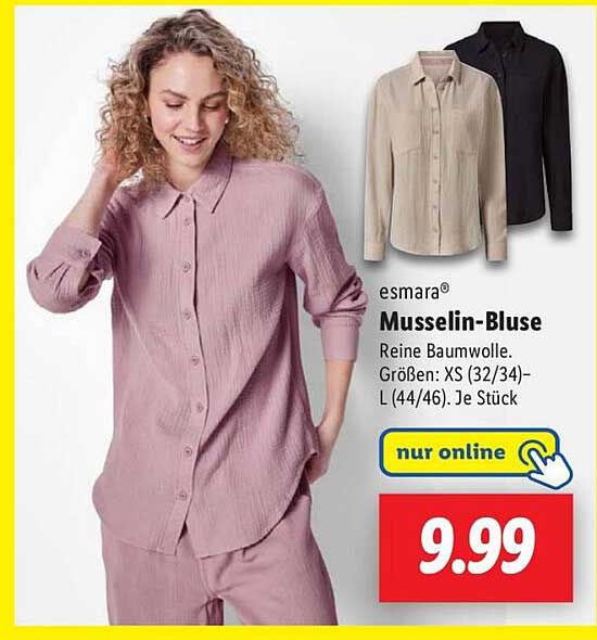 esmarà® Musselin-Bluse