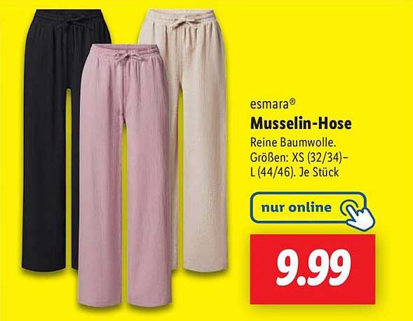 esmará® Musselin-Hose